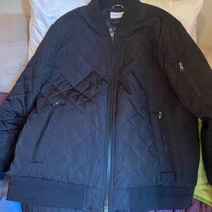 Black Calvin Klein men’s jacket